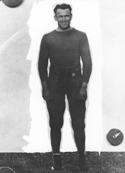 Kentucky football player, James Server, 1915-1921