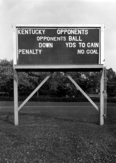 Kentucky football scoreboard