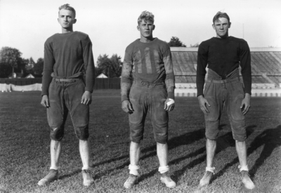 Three Kentucky Freshman football players at McLean Stadium