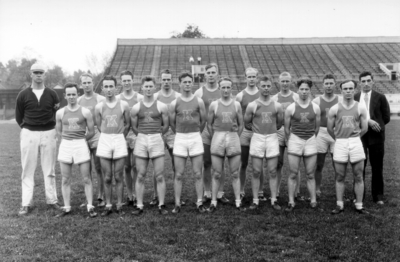 University of Kentucky men's track team, Stoll Field, McLean Stadium, 1930 Kentuckian, page 286