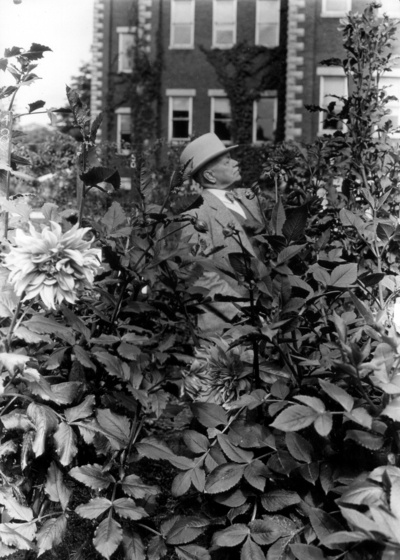 Dean F. Paul Anderson, Engineering, in a garden