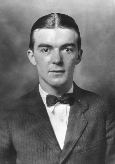 Portrait of Carter Eugene Farrington, University of Kentucky student, 1923-1925