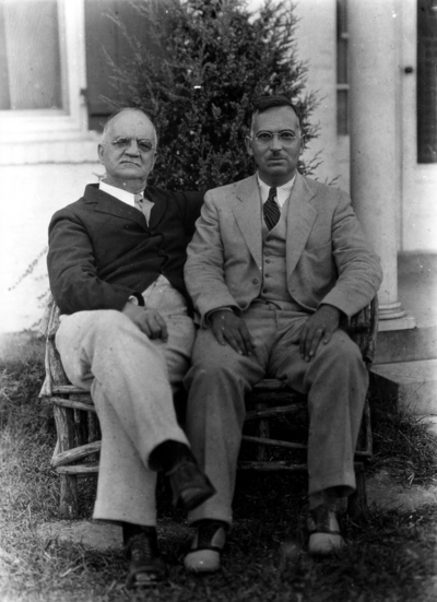 Professor C. M. Knapp and father