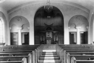 Temple Adath Israel interior, Lexington