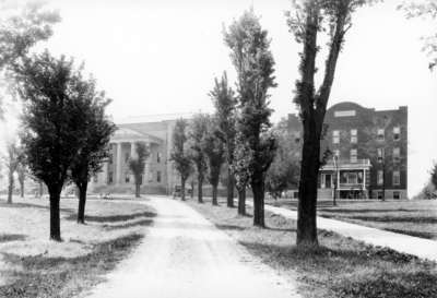 Kentucky Wesleyan College, girl's dorm on right