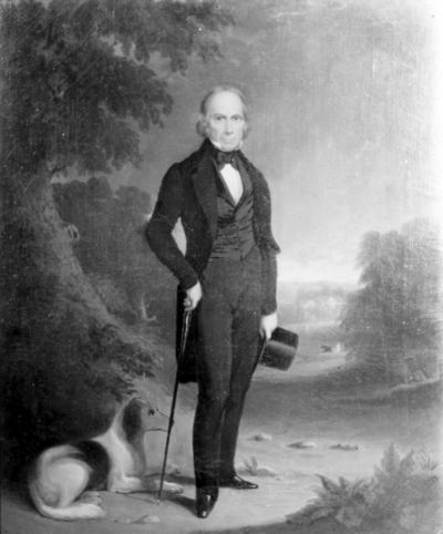 Photograph of a portrait of Henry Clay by Alfred Hoffay