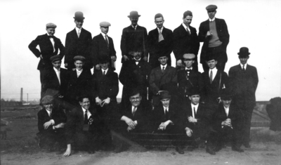 Group photograph, twenty-one unidentified men