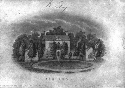 Ashland, Henry Clay's Estate, home of Kentucky University's Regent, John Bowman, 1866-1878