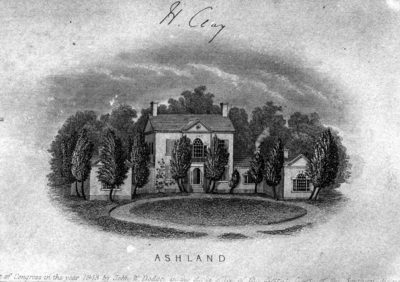Ashland, Henry Clay's Estate, home of Kentucky University's Regent, John Bowman, 1866-1878