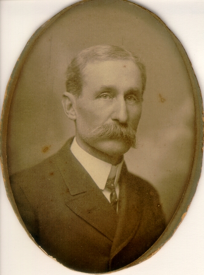 Man with large moustache