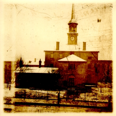 Lexington Courthouse 1806-1883, rear of building