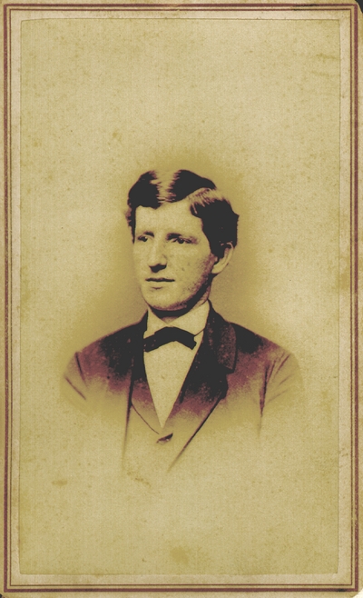 Young man wearing suit