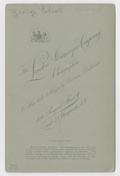 George Eliot cabinet photograph