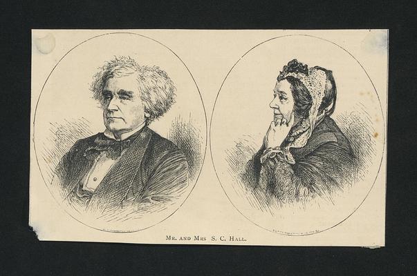 Print of Samuel Carter Hall and Anna Maria Hall