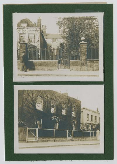 Photographs of the homes of Charles Lamb
