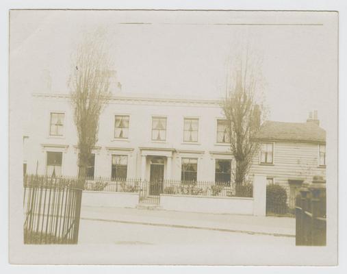 Photographs of the Charles Lamb house at Enfield and at Edmonton