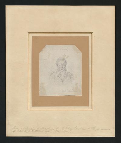 Drawing of Charles Lamb by Sir Edwin Landseer