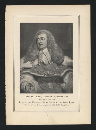 Edward Law, 1st Baron Ellenborough prints