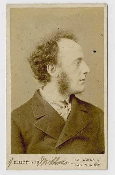 John Everett Millais cabinet card photograph
