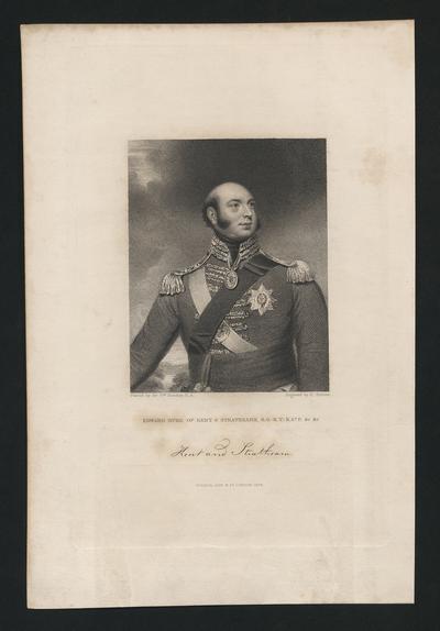 Prince Edward, Duke of Kent and Strathearn print