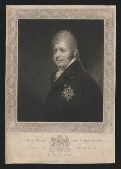 Prince Adolphus, Duke of Cambridge print
