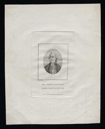 George Harcourt, 2nd Earl Harcourt print