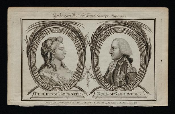 Print of the Duke and Duchess of Gloucester