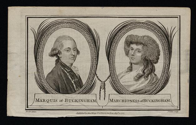 Print of the Marquis and Marchioness of Buckingham