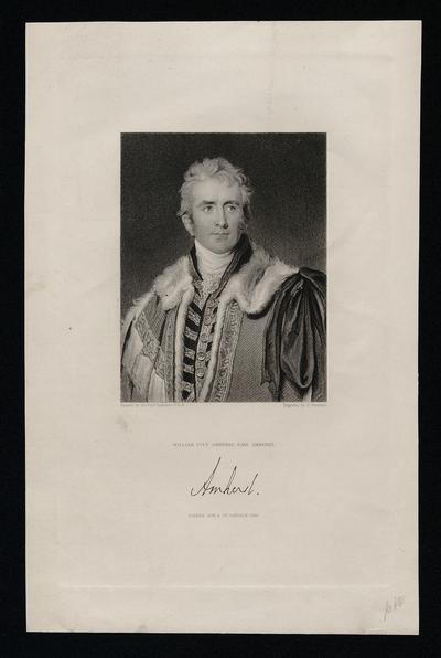 William Amherst, 1st Earl Amherst prints
