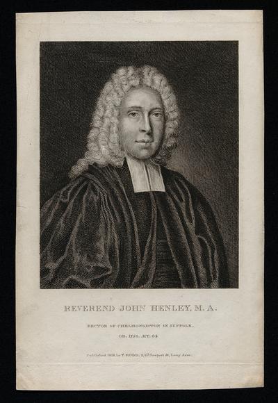 Reverend John Henley prints