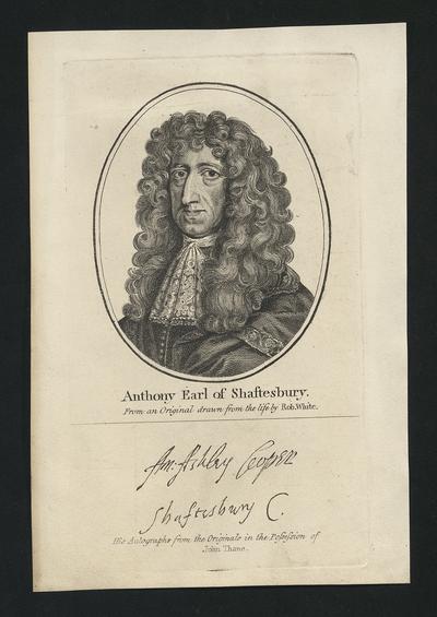 Anthony Ashley Cooper, 1st Earl of Shaftesbury print