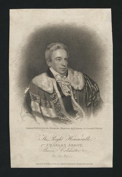 Charles Abbot, 1st Baron Colchester prints