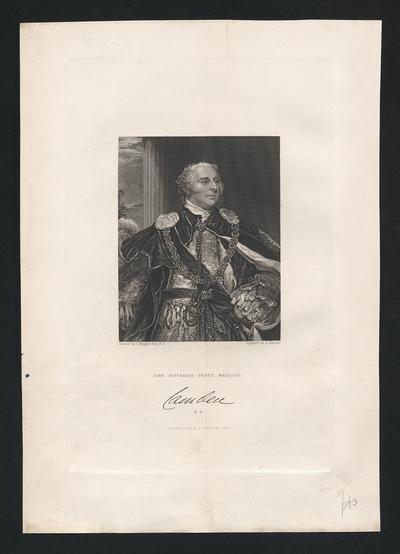 George Pratt, 2nd Marquess Camden print