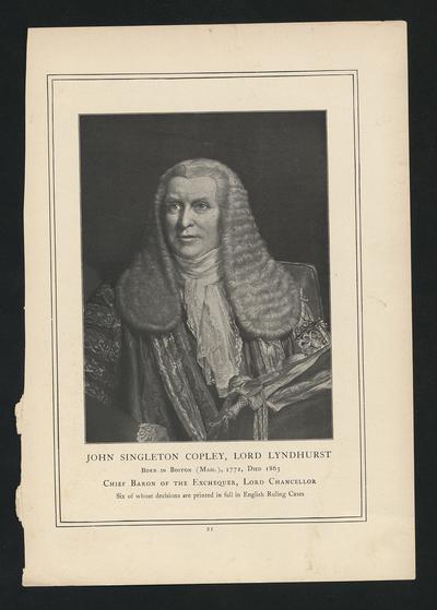 John Copley, 1st Baron Lyndhurst prints