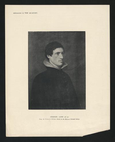 Prints of Charles Lamb, Mary Lamb, and the Lamb family