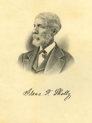 Isaac Shelby Jr. (1795-1886); son of Governor Isaac Shelby; illustration;                              Isaac P. Shelby noted under image