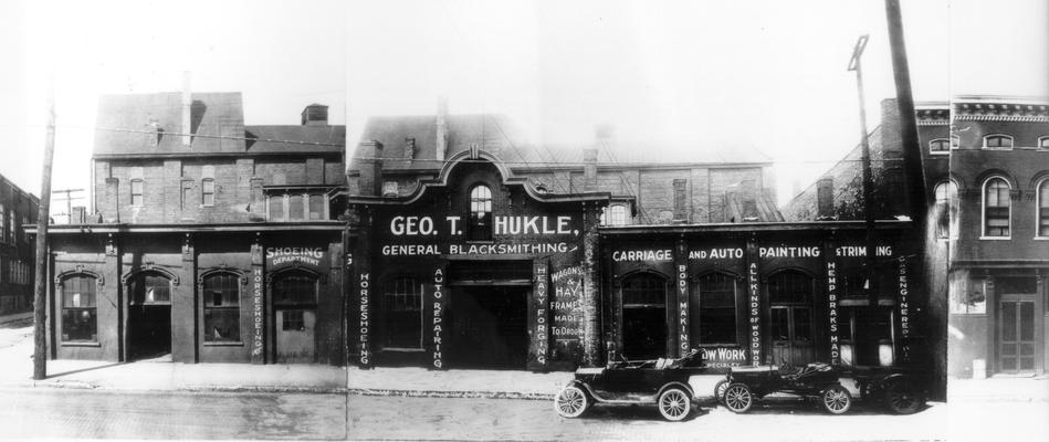 Short Street - Spring to Broadway (North), Saunier Alley, 411 Geo. T. Hukle General Blacksmithing