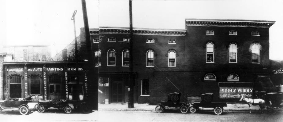 Short Street - Spring to Broadway (North), 411 Geo. T. Hukle General Blacksmithing, Piggly Wiggly