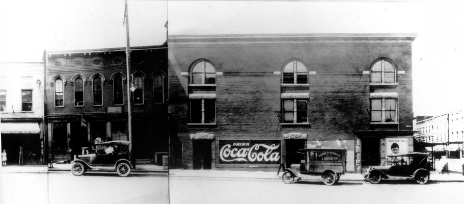 Short Street - Mill to Broadway (South), 348-350  Clark Hardware Co