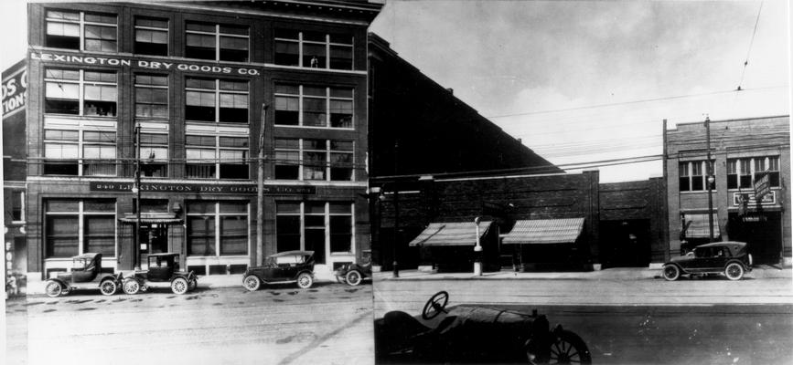 E. Main - Esplanade to DeWeese (North), 249-253  Lexington Dry Goods Co., 259  Union Motor Co., 263  Fayette Motor Co