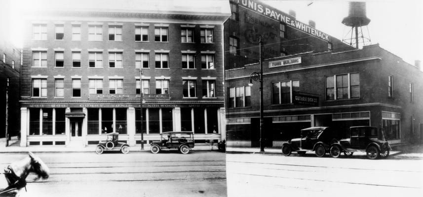 E. Main - Alley to Harrison (South), 268-262  Curry, Tunis, &  Norwood, 260  Tunis  &  Co. Wholesale Grocers, 254  Guthrie Sign Co