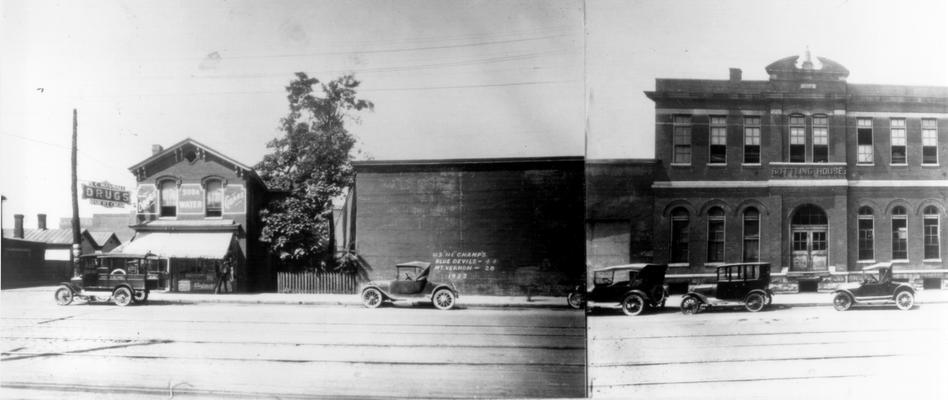 E. Main - Deweese to Rose (South), 320  Mayhall's Drug Store, 318  Lexington Brewing Company Office