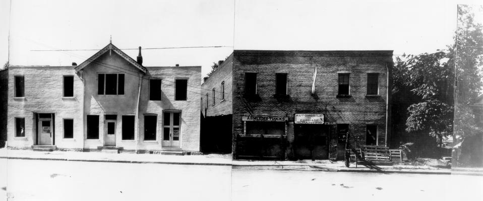 Vine Street - Spring to Patterson (South), 508  G. W. Stevenson  &  Co., 510  Lexington. Distributing  Co., 512  Smith Bros., 514  Armleder Trucks  Automobile and Carriage Repainting