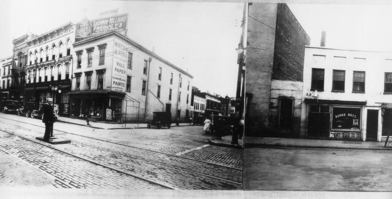 S. Mill - Main to Water (East), 110  Burke Bros. Soft Drinks, 112  Vacant