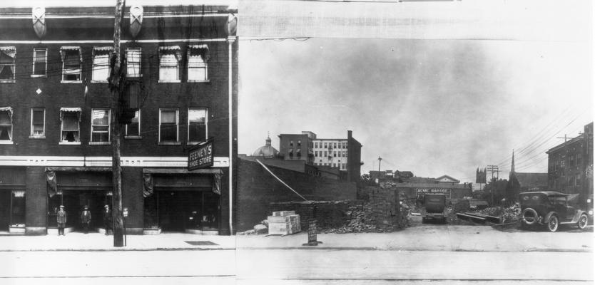 N. Limestone - Short to Church (West), 143  Feeney's Shoe Store (Construction)