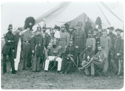 Military camp ensemble; reproduction