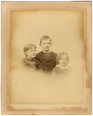 Three unidentified children