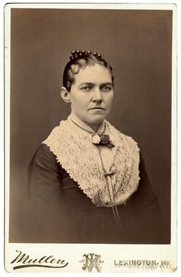 Unidentified woman; removed from pg. 4 of album