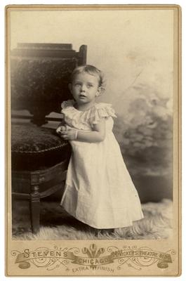 Unidentified child; removed from pg. 12 of album
