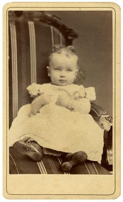 Unidentified infant; removed from pg. 28 of album